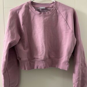 TNA Mauve Cozy Fleece Top